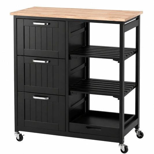 chariot-de-service-de-cuisine-a-roulettes-avec-plateau-bois-tiroirs-et-etageres-de-rangement-ajztzy8804dr