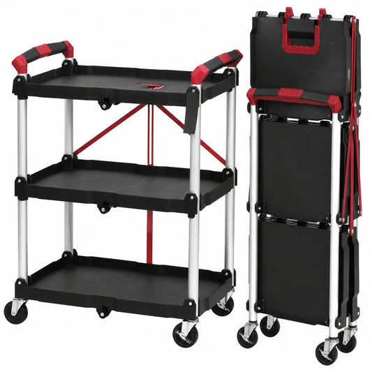 chariot-pliant-a-roulettes-pour-cuisine-et-bureau-3-niveaux-charge-150-kg-rougenoir-sprnle8837ip